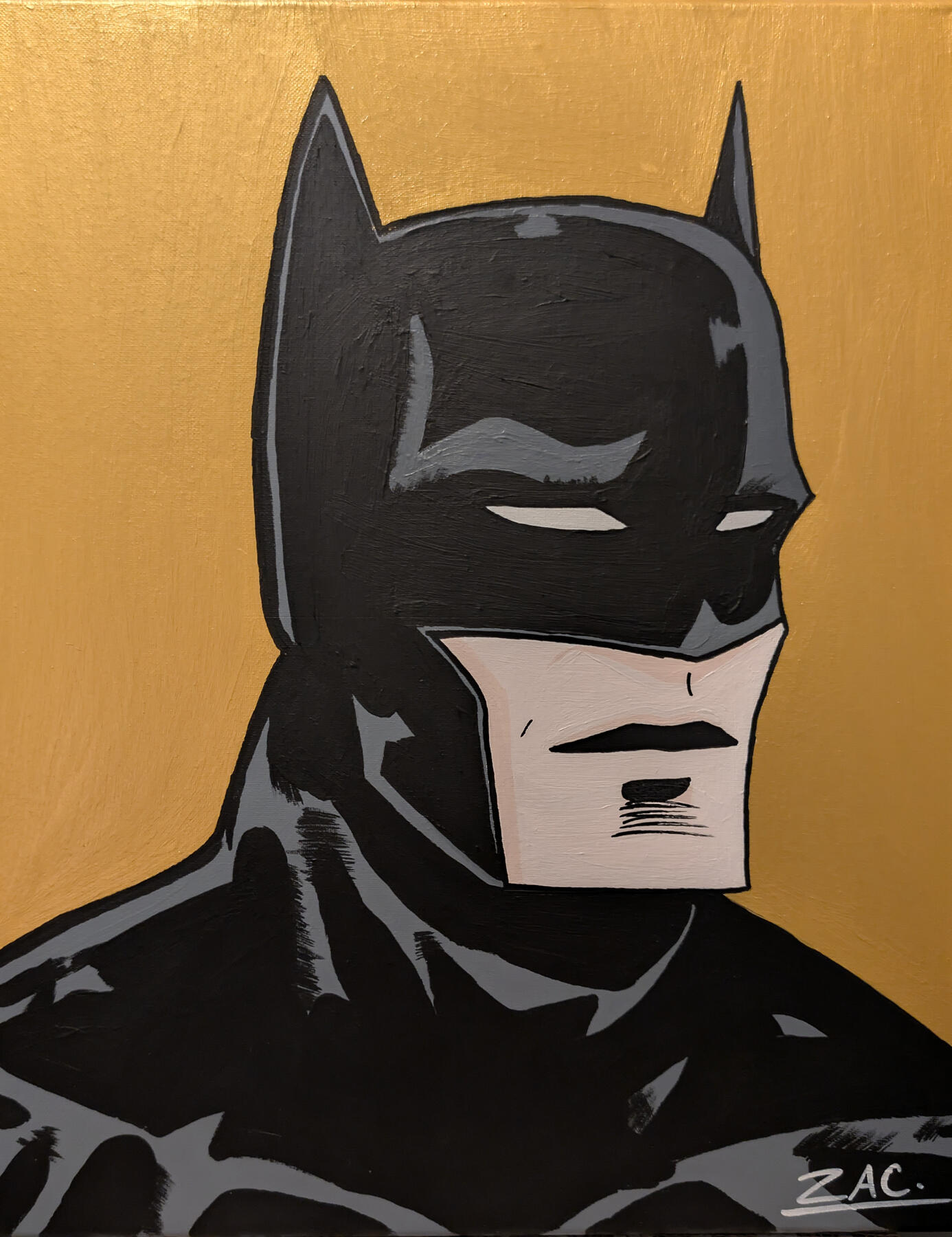 Batman Custom Painting 16x20 - $100